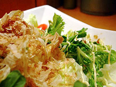 自家製豆腐のサラダ